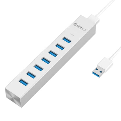 ORICO ASH7-U3 Aluminum Alloy 7 Ports USB 3.0 HUB - USB 3.0 HUB by ORICO | Online Shopping UK | buy2fix