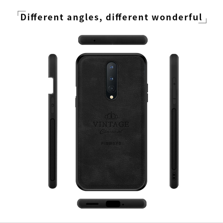 For Oneplus 8 PINWUYO Zun Series PC + TPU + Skin Waterproof And Anti-fall All-inclusive Protective Shell(Black) - OnePlus Cases by PINWUYO | Online Shopping UK | buy2fix