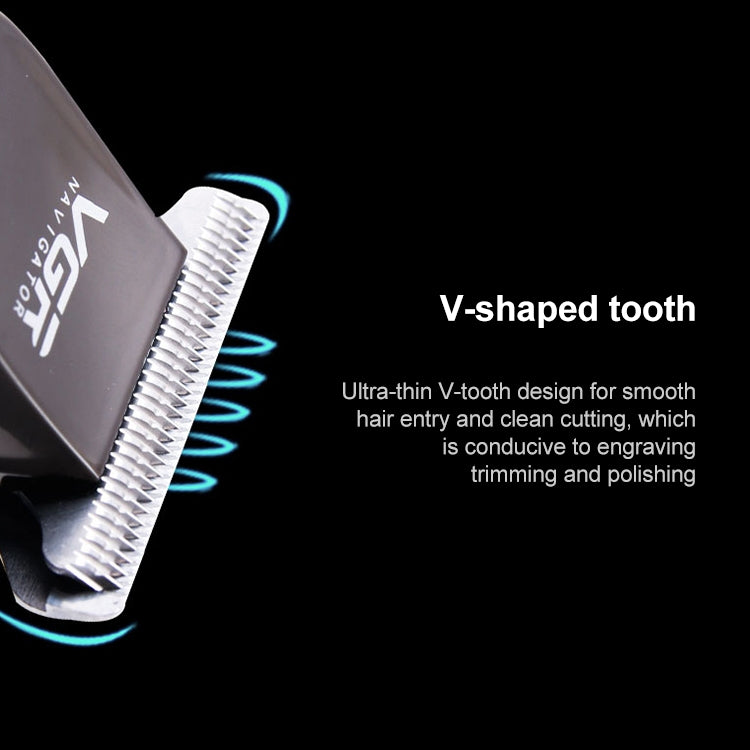 VGR V-030 10W USB Cutter Head Engraving Electric Hair Clipper with 5 Limit Combs - Hair Trimmer by VGR | Online Shopping UK | buy2fix