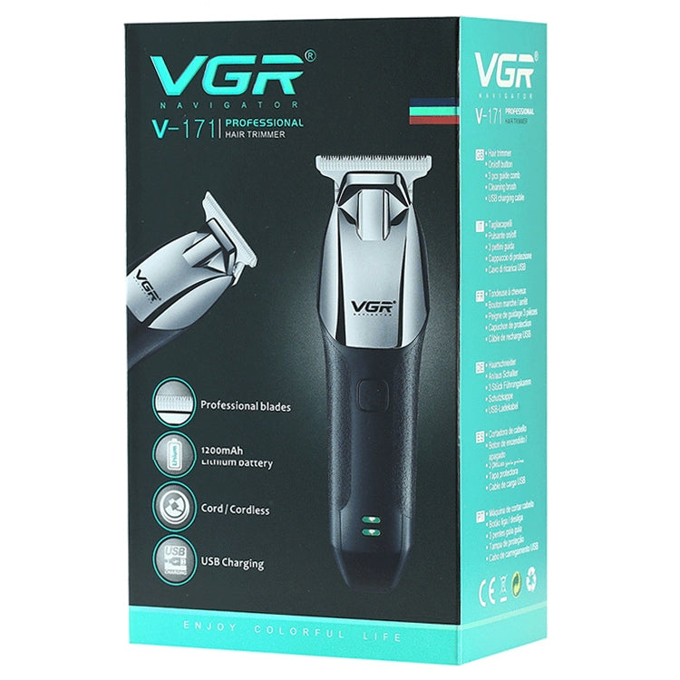 VGR V-171 5W USB Portable Push White Electric Clippers - Hair Trimmer by VGR | Online Shopping UK | buy2fix