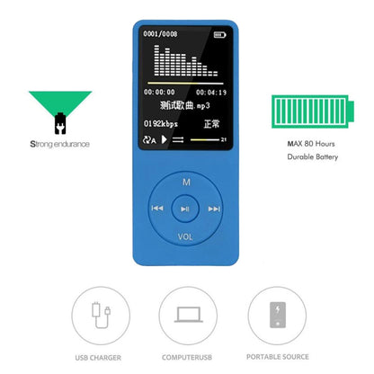Fashion Portable LCD Screen FM Radio Video Games Movie MP3 MP4 Player Mini Walkman, Memory Capacity:4GB(Green) - Consumer Electronics by buy2fix | Online Shopping UK | buy2fix