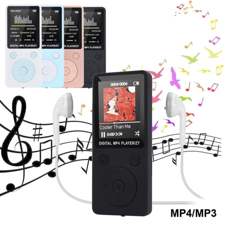 Portable MP4 Lossless Sound Music Player FM Recorder Walkman Player Mini Support Music, Radio, Recording, MP3, TF Card, No Memory(Black) - Consumer Electronics by buy2fix | Online Shopping UK | buy2fix