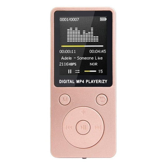 Portable MP4 Lossless Sound Music Player FM Recorder Walkman Player Mini Support Music, Radio, Recording, MP3, TF Card, No Memory(Pink) - Consumer Electronics by buy2fix | Online Shopping UK | buy2fix