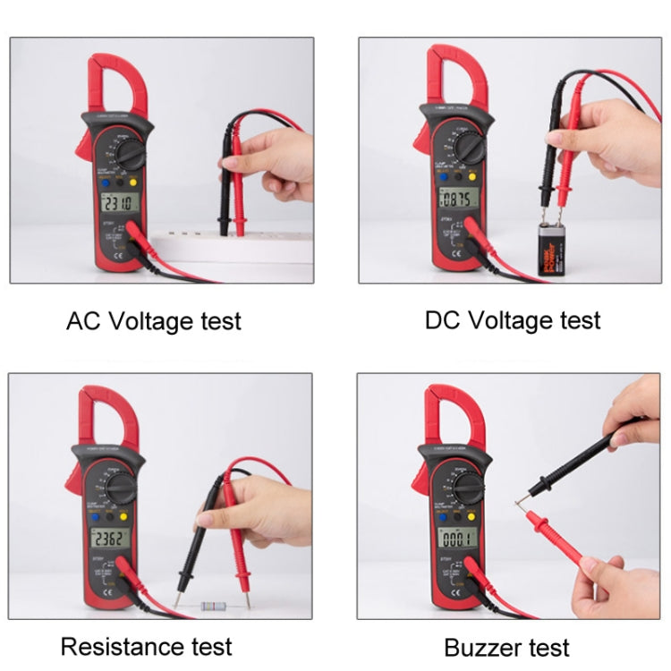 ANENG ST201 AC And DC Digital Clamp Multimeter Voltage And Current Measuring Instrument Tester( Blue) - Digital Multimeter by ANENG | Online Shopping UK | buy2fix