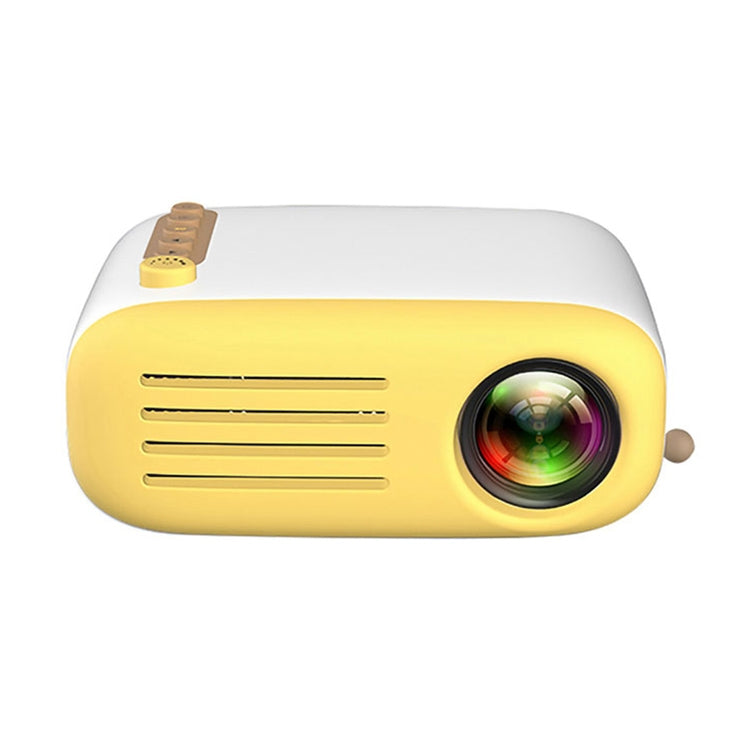 YG200 Portable LED Pocket Mini Projector AV SD HDMI Video Movie Game Home Theater Video Projector, US Plug(Yellow and White) - Consumer Electronics by buy2fix | Online Shopping UK | buy2fix