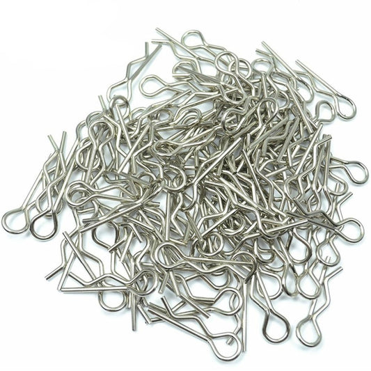 1000 PCS / Pack Stainless Body Shell Clip Pin Electric Oil Truck Universal R Buckle, Specification:Small (1/10 car) - Others by buy2fix | Online Shopping UK | buy2fix