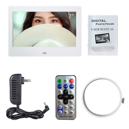 DPF-706 7 inch Digital Photo Frame LED Wall Mounted Advertising Machine, Plug:EU Plug(White) - Consumer Electronics by buy2fix | Online Shopping UK | buy2fix