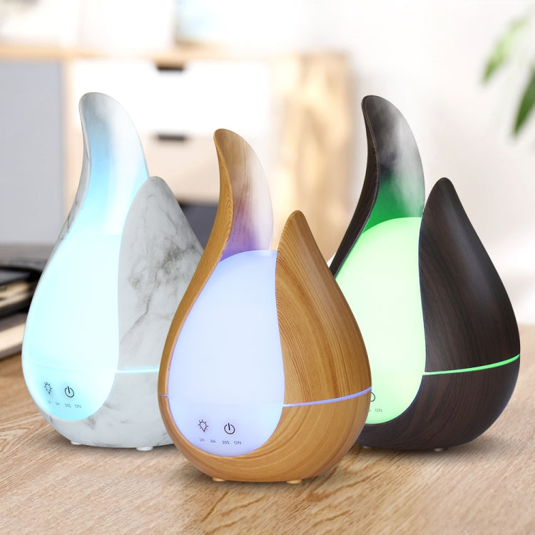 200ml Ultrasound Air Humidifier Aroma Essential Oil Diffuser 7 Colors LED Night Light Cool Mist Maker, Plug Type: UK  Plug(Marble Base) - Home & Garden by buy2fix | Online Shopping UK | buy2fix