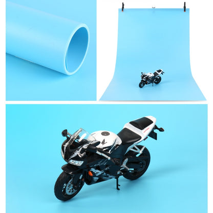 70x140cm Shooting Background Board PVC Matte Board Photography Background Cloth Solid Color Shooting Props(Blue) - Solid Color by buy2fix | Online Shopping UK | buy2fix