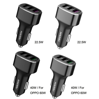 QIAKEY GT680 3 USB Ports Fast Charge Car Charger(Black) - Car Charger by QIAKEY | Online Shopping UK | buy2fix