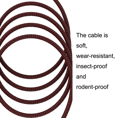 3m Red and Black Net TRS 6.35mm Male To Caron Female Microphone XLR Balance Cable -  by buy2fix | Online Shopping UK | buy2fix