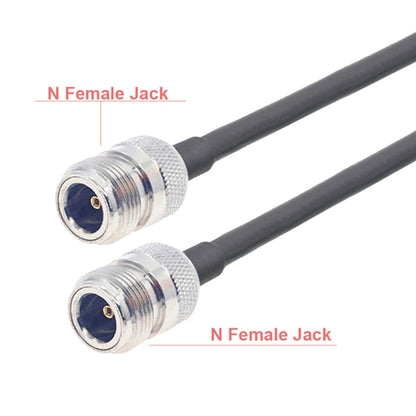 N Female To N Female RG58 Coaxial Adapter Cable, Cable Length:1.5m - Connectors by buy2fix | Online Shopping UK | buy2fix