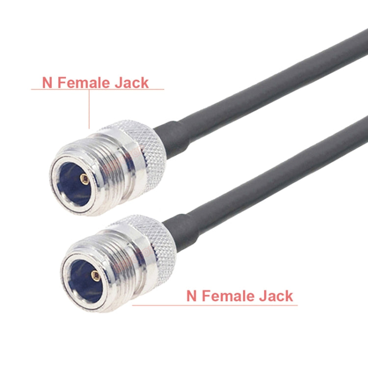 N Female To N Female RG58 Coaxial Adapter Cable, Cable Length:5m - Connectors by buy2fix | Online Shopping UK | buy2fix