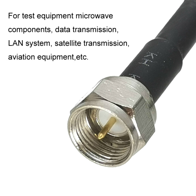 SMA Male To F TV Male RG58 Coaxial Adapter Cable, Cable Length:1.5m - Connectors by buy2fix | Online Shopping UK | buy2fix