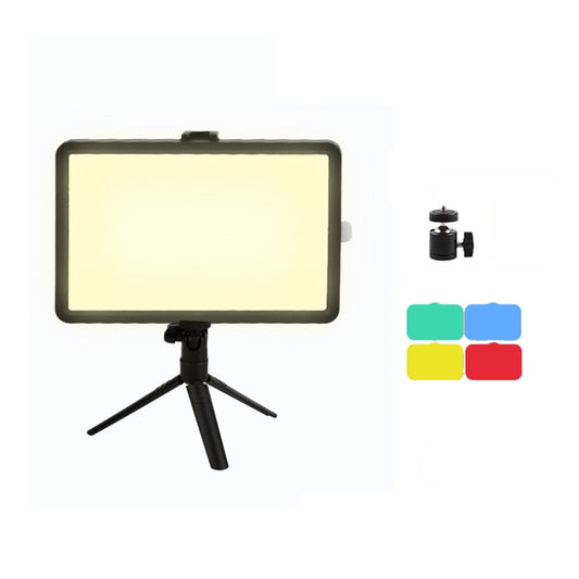 6 Inch 3200-5500K Three-color Temperature Photography Flat-panel Live Fill Light,Spec: Small Tripod - Consumer Electronics by buy2fix | Online Shopping UK | buy2fix