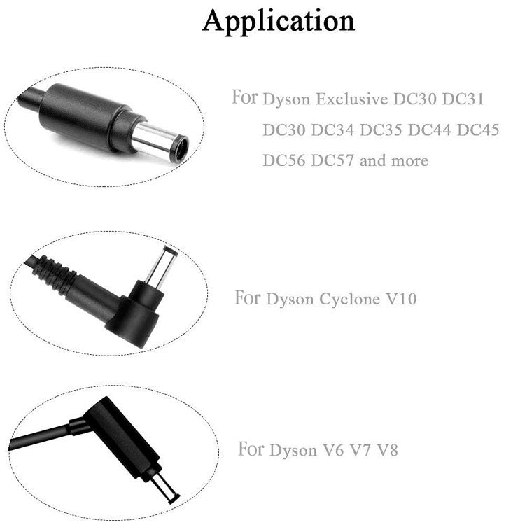 Charging Adapter Charger Power Adapter Suitable for Dyson Vacuum Cleaner, Plug Standard:AU Plug - AC Adapers by buy2fix | Online Shopping UK | buy2fix