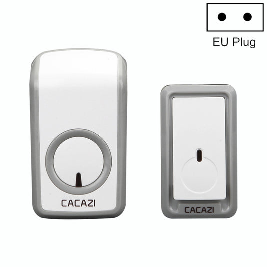 CACAZI W-899 Smart Home Wireless Doorbell Remote Control Doorbell, Style:EU Plug - Security by CACAZI | Online Shopping UK | buy2fix