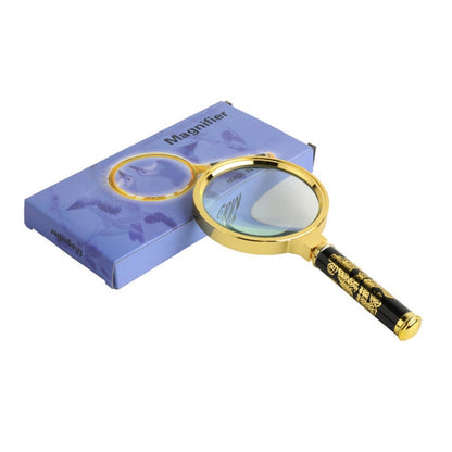 2pcs Elderly Reading Books Handheld Magnifier, Diameter:60mm(Non-removable Handle) - Consumer Electronics by buy2fix | Online Shopping UK | buy2fix