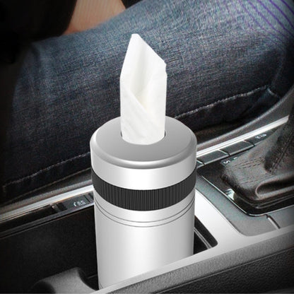 BEN.JACK Vehicle Tissue Container Multifunctional Decorative Items(Silver) - Stowing Tidying by BEN.JACK | Online Shopping UK | buy2fix