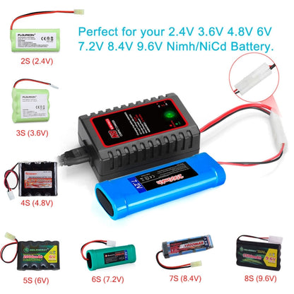 HTRC N8 Ni-MH Ni-Cr Battery Charger Smart Balance Charger, EU Plug - Charger by HTRC | Online Shopping UK | buy2fix