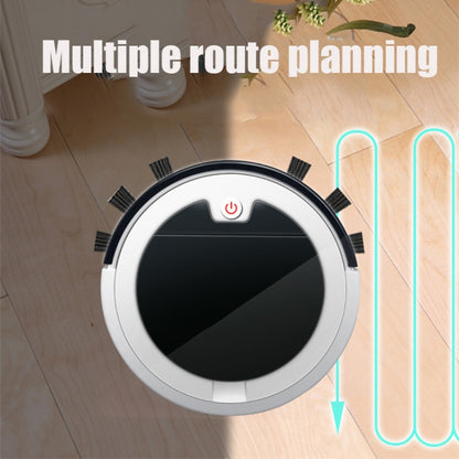 Home Smart Sweeping Robot Planning Route Remote Control Large Suction Cleaner Sweeper(White Black) - Robot Vacuum Cleaner by buy2fix | Online Shopping UK | buy2fix