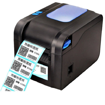 Xprinter XP-370B Barcode Printer Self-adhesive QR Code Printer Label Clothing Tag Thermal Ticket Machine(UK Plug) - Printer by Xprinter | Online Shopping UK | buy2fix