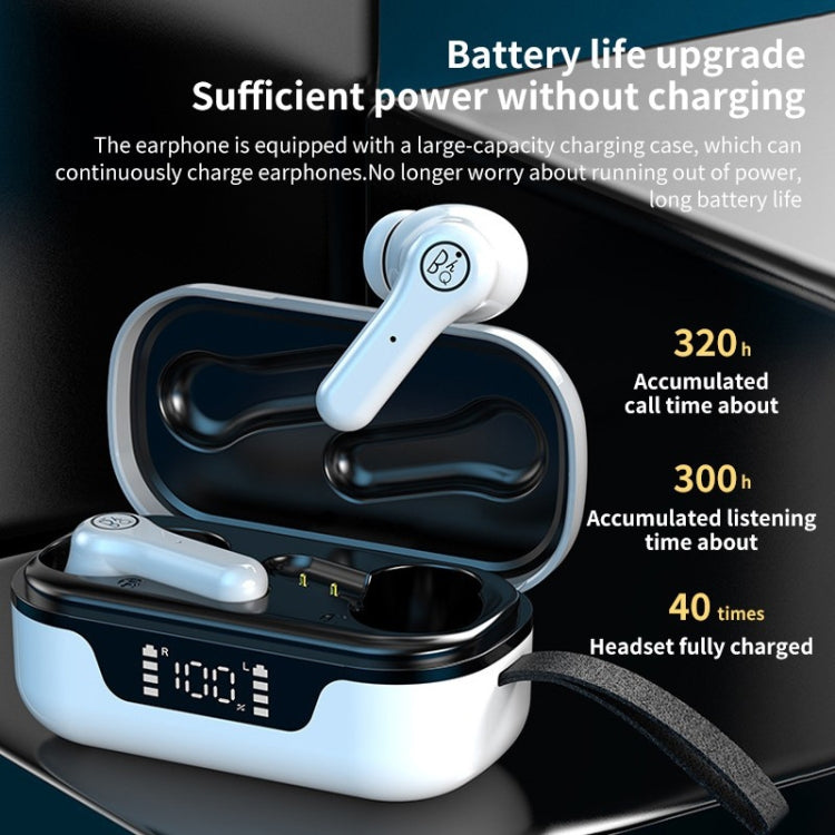 ANC Business Sports TWS Stereo Dual Ears Bluetooth V5.0+EDR Earphone with Charging Box(White) - TWS Earphone by buy2fix | Online Shopping UK | buy2fix