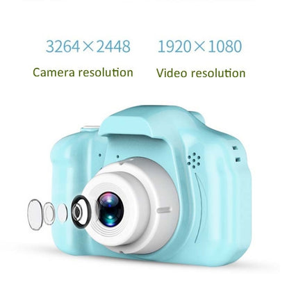 2.0 inch Screen 8.0MP HD Children Toy Portable Digital SLR Camera(Blue) - Consumer Electronics by buy2fix | Online Shopping UK | buy2fix