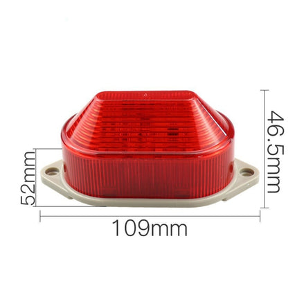 AC220V Led Mini Strobe Signal Warning Light Silent Warning Light(Red) - Warning Lights by buy2fix | Online Shopping UK | buy2fix