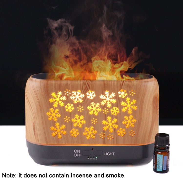 Desktop 3D Simulation Flame Incense Smoked Machine Humidifier, Colour:Gray(EU Plug) - Home & Garden by buy2fix | Online Shopping UK | buy2fix