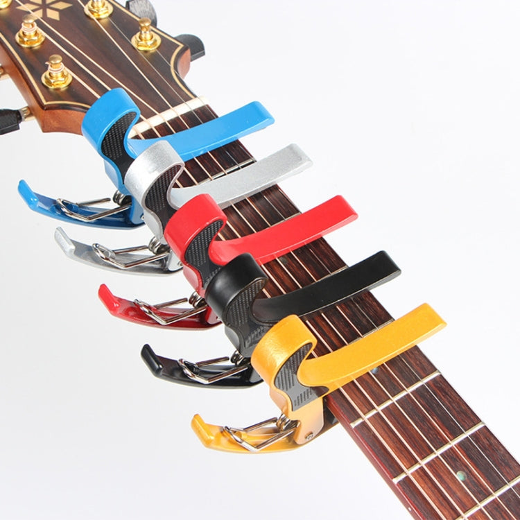 Plastic Guitar Capo for 6 String Acoustic Classic Electric Guitarra Tuning Clamp Musical Instrument Accessories(Yellow) - Stringed Instruments by buy2fix | Online Shopping UK | buy2fix