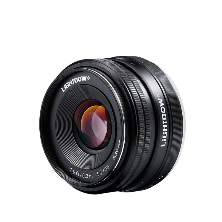 LIGHTDOW 35mm F1.7 E-Mount Manual Fixed Focus Lens for Sony - Auxiliary Lens by LIGHTDOW | Online Shopping UK | buy2fix