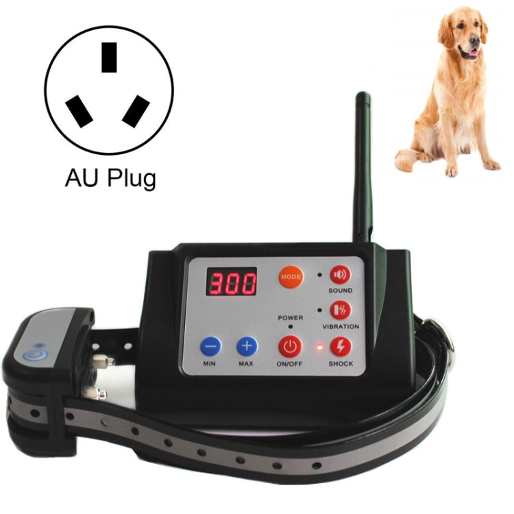 2 In 1 Smart Wireless Waterproof Fence Remote Dog Trainer with Collar, Style:700G(AU Plug) - Training Aids by buy2fix | Online Shopping UK | buy2fix