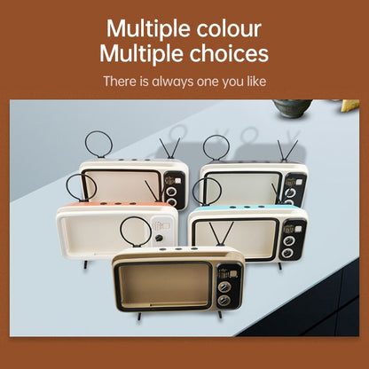 Q02 Retro Desktop Lazy Live TV Phone Holder for 4.7~6.2 inch Display Mobile Phone(Brown) - Desktop Holder by buy2fix | Online Shopping UK | buy2fix