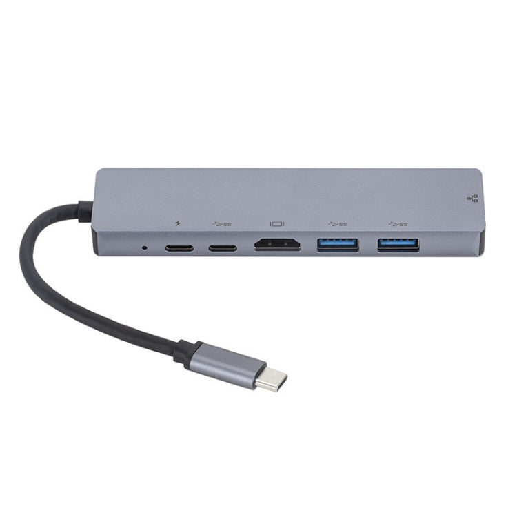 6 in 1 USB3.1 Type-C to HDMI+RJ45 Docking Station for Nintendo Type-C Docking Station - Computer & Networking by buy2fix | Online Shopping UK | buy2fix