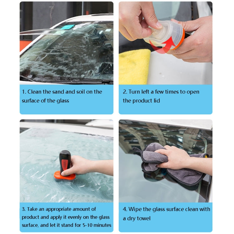 2 PCS Glass Rain Repellent Cleaner Wiper Car Windshield Rain Repellent Cleaner Car Supplies, Specification: Oil Film Removal - Car washing supplies by buy2fix | Online Shopping UK | buy2fix