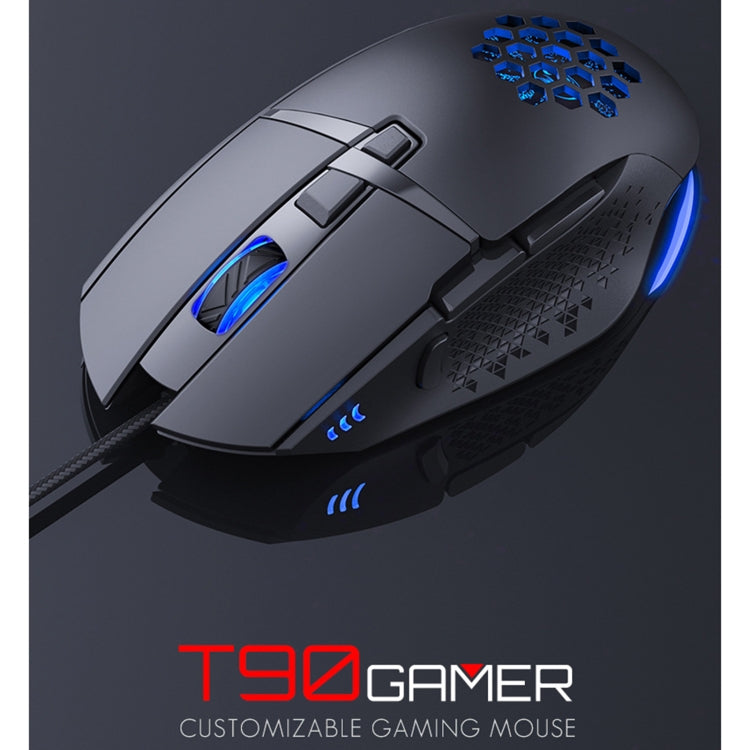 iMICE T90 8 Keys 7200DPI USB Wired Luminous Gaming Mouse, Cable Length: 1.8m - Wired Mice by iMICE | Online Shopping UK | buy2fix