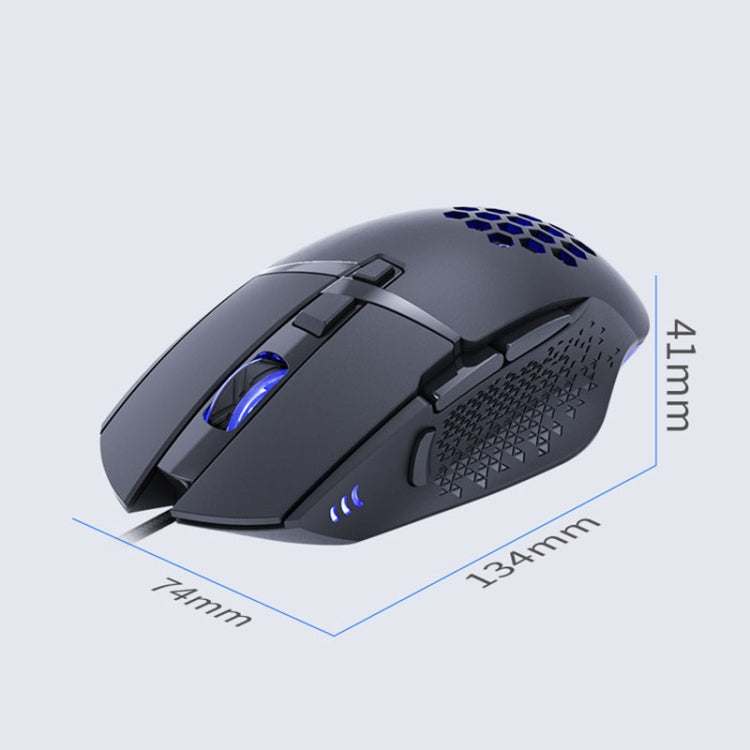 iMICE T90 8 Keys 7200DPI USB Wired Luminous Gaming Mouse, Cable Length: 1.8m - Wired Mice by iMICE | Online Shopping UK | buy2fix