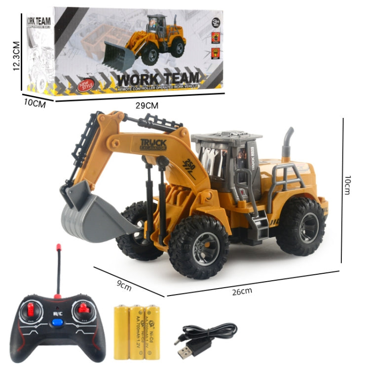 Wireless Remote Control 5-Way Charging Electric Engineering Vehicle Model(Excavator) - RC Cars by buy2fix | Online Shopping UK | buy2fix