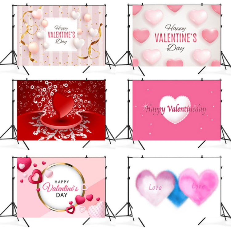 2.1m x 1.5m Valentines Day Photo Party Layout Props Photography Background Cloth(001) - Camera Accessories by buy2fix | Online Shopping UK | buy2fix