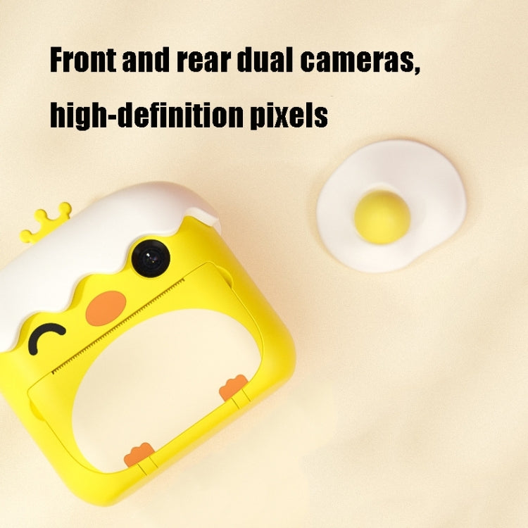 Polaroid Children Mini Print Camera Front And Rear Dual-Lens Digital Camera Toy(Chicken) - Consumer Electronics by buy2fix | Online Shopping UK | buy2fix