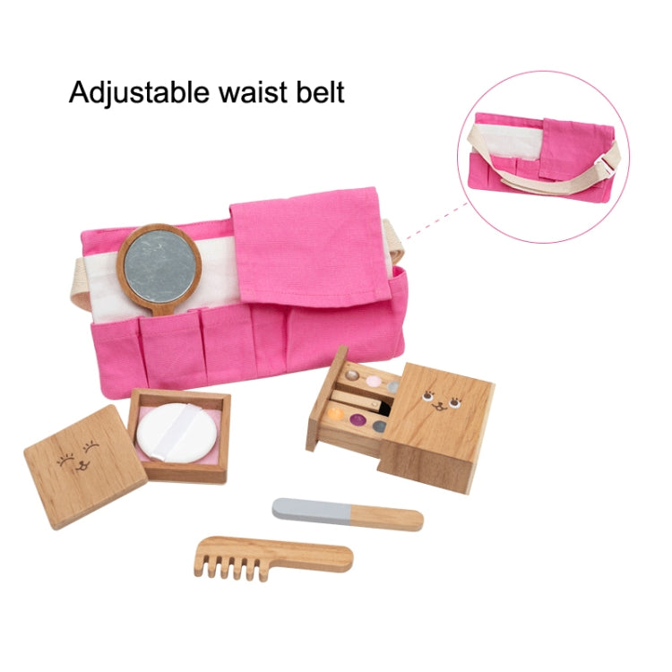 Children Pretend Play Toys Set Simulation Wooden Kids Gift(Cosmetic Bag) - Pretend Play Toys by buy2fix | Online Shopping UK | buy2fix