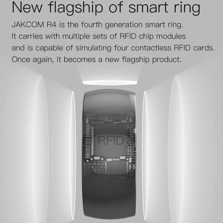 JAKCOM R4 Smart Ring Multifunctional Lord Of The Rings, Size: 66mm for Apple & Android(Number 11) - Smart Rings / Smart Telephones by JAKCOM | Online Shopping UK | buy2fix