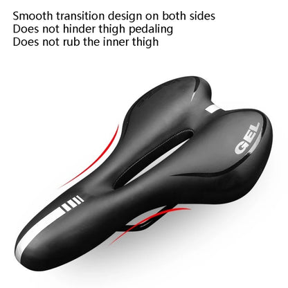 Silicone Bicycle Seat Mountain Bike Saddle Seat Cushion Comfortable Bicycle Accessories Equipment(Red) - Outdoor & Sports by buy2fix | Online Shopping UK | buy2fix