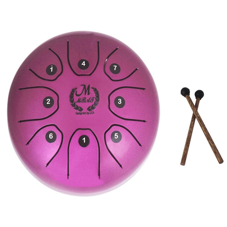 MEIBEITE 5.5-Inch C-Tune Sanskrit Drum Steel Tongue Empty  Worry-Free Drum(Purple) - Percussion Instruments Accessories by MEIBEITE | Online Shopping UK | buy2fix