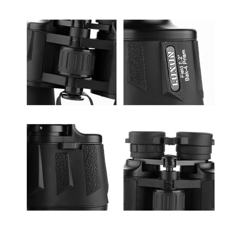 Luxun 20X50 Outdoor Binoculars  Low Light Night Vision Non-Infrared High Power Binoculars(Black) - Binoculars by LUXUN | Online Shopping UK | buy2fix