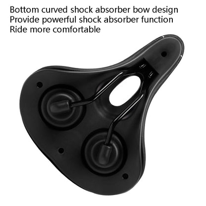 Wheel Up Bicycle Seat Saddle Mountain Bike Road Bike Bicycle Seat Riding Equipment Accessories(Black) - Bicycle Saddle by Wheel Up | Online Shopping UK | buy2fix