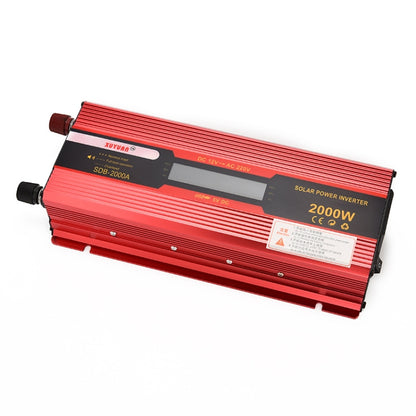 XUYUAN 2000W Car Battery Inverter with LCD Display, Specification: 12V to 110V -  by XUYUAN | Online Shopping UK | buy2fix