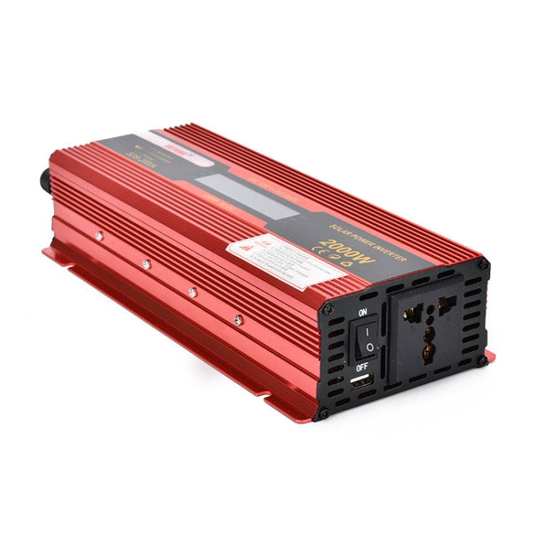 XUYUAN 2000W Car Battery Inverter with LCD Display, Specification: 12V to 110V -  by XUYUAN | Online Shopping UK | buy2fix