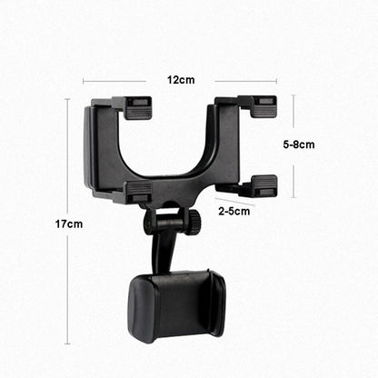 2 PCS Car Rearview Mirror Mobile Phone Bracket Tachograph Fixing Clip - Car Holders by buy2fix | Online Shopping UK | buy2fix